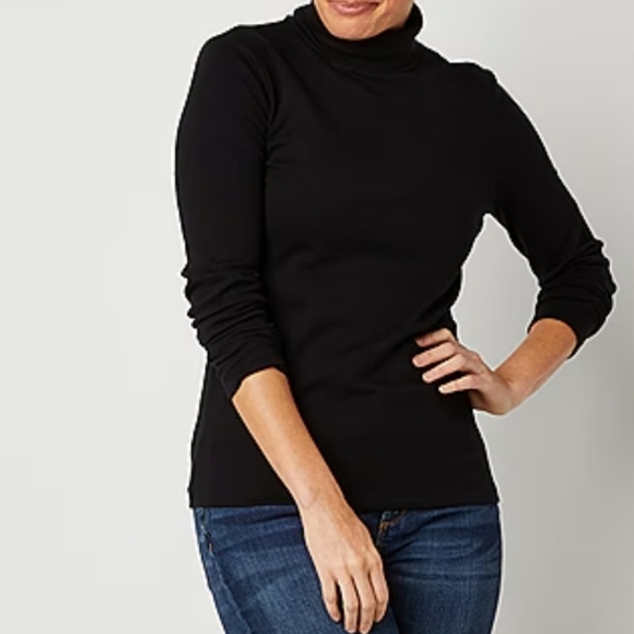 St. John's Bay Sweaters - 🎉 2/$20 NWT St. John's Bay Womens Turtleneck Long Sleeve - XL